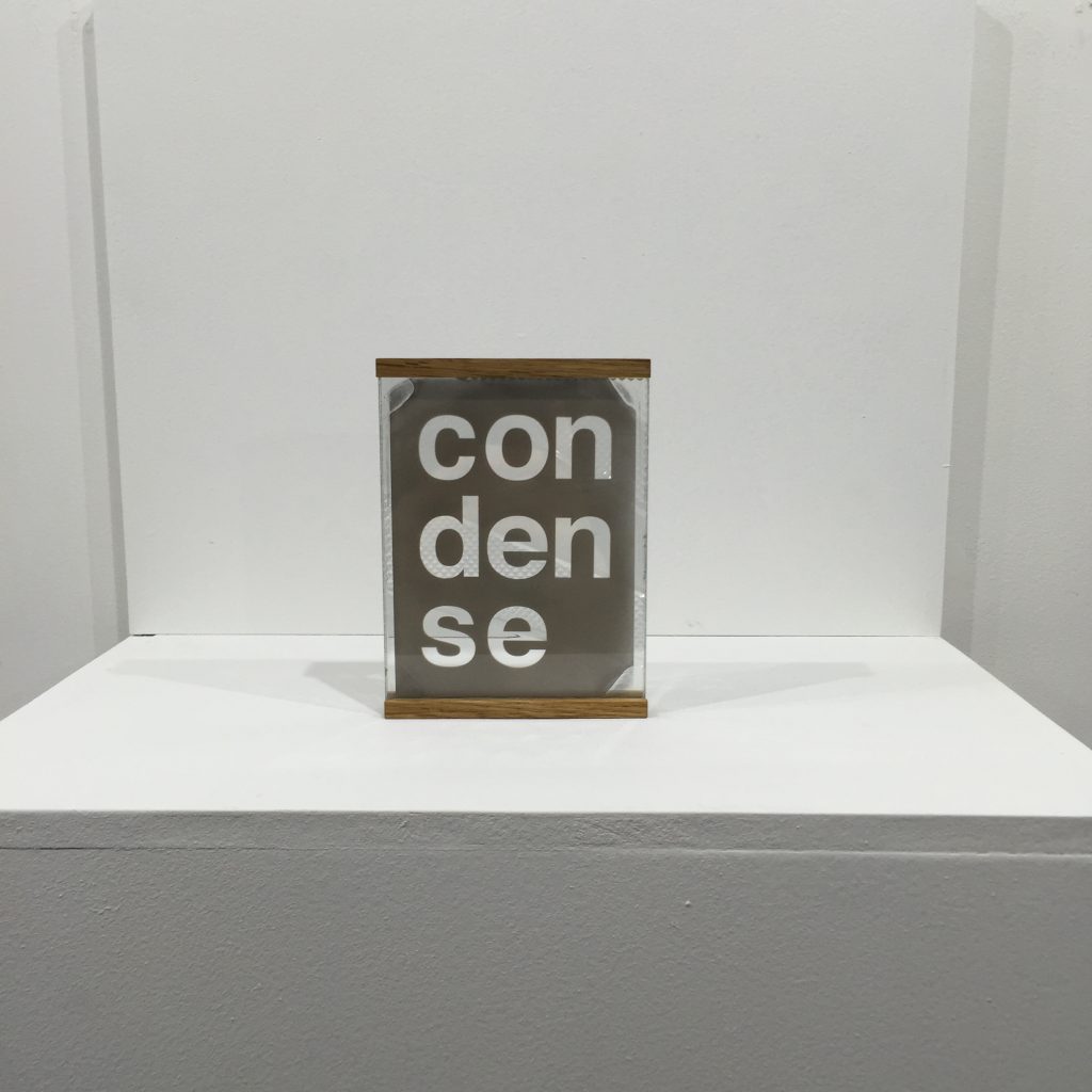 Exhibition”condense”がスタートしました！